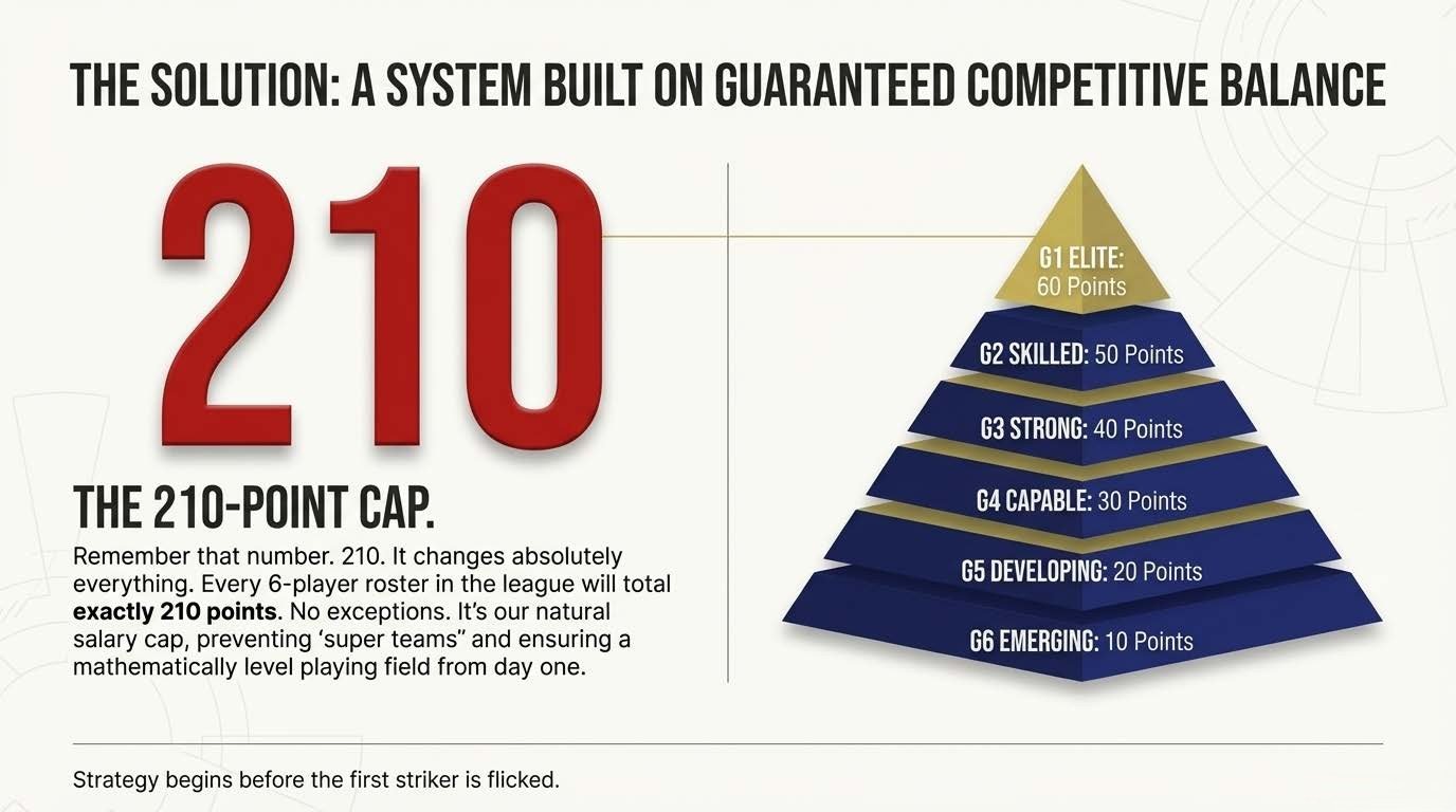The 210-Point Salary Cap System